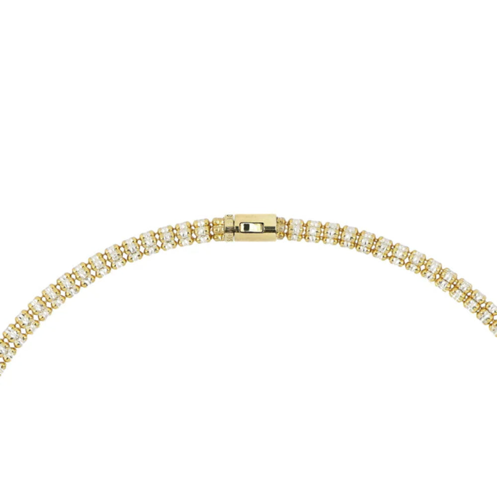 Desmos Two-Tone Infinity Round Necklace, 16"
