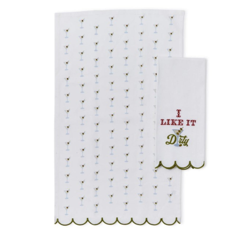 Two's Company Dish Towel