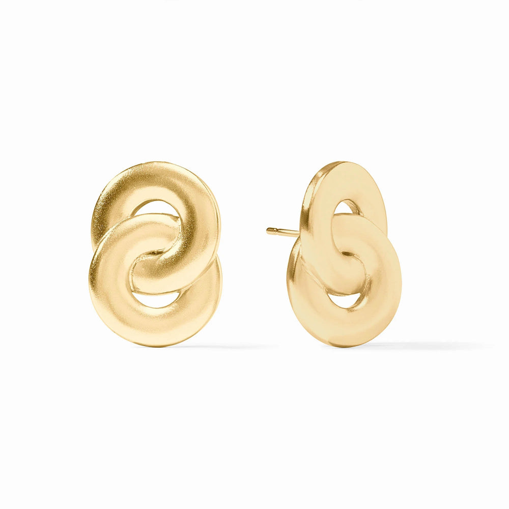 Julie Vos Gold Infinity Earrings