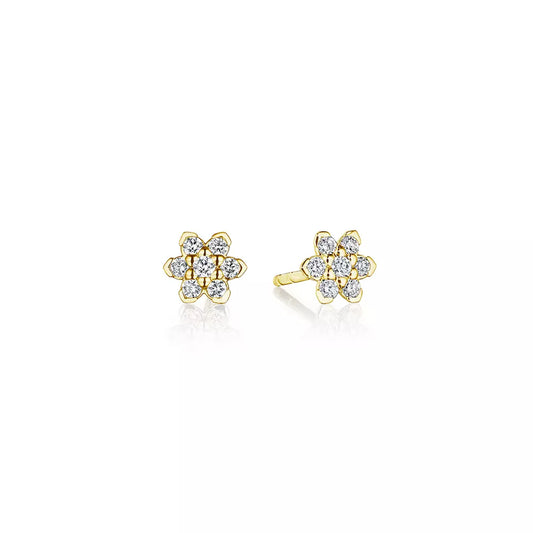 Verragio 18K Gold Ministar Diamond Studs