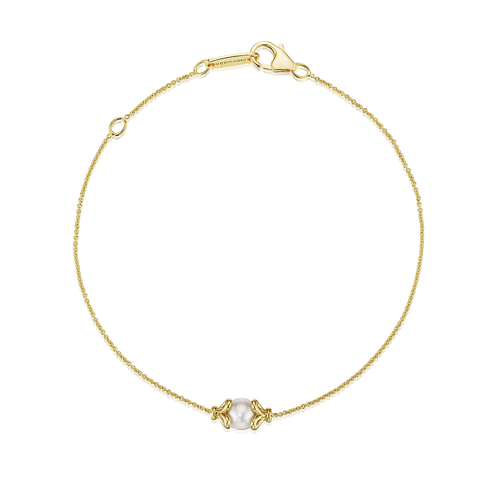 Verragio 18k Reverie Single Pearl Bracelet