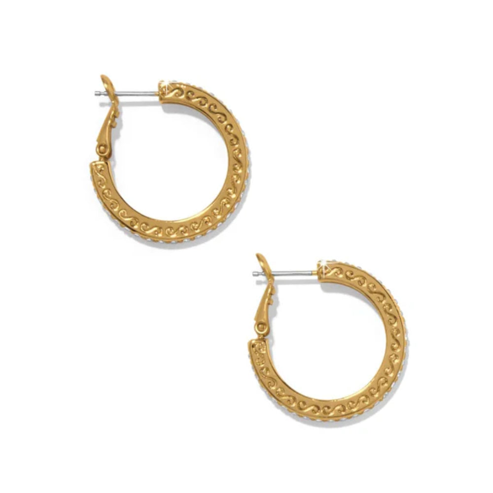 Gold hoop earrings
