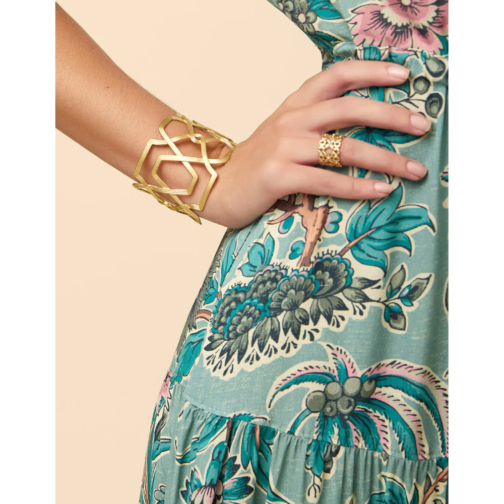 Spartina Gold Trellis Cuff