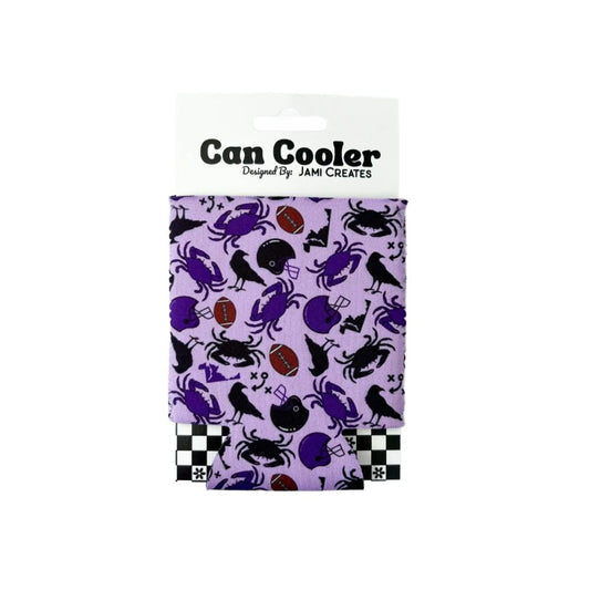 Jami Creates Baltimore Ravens Football Patterned Can Cooler Koozie