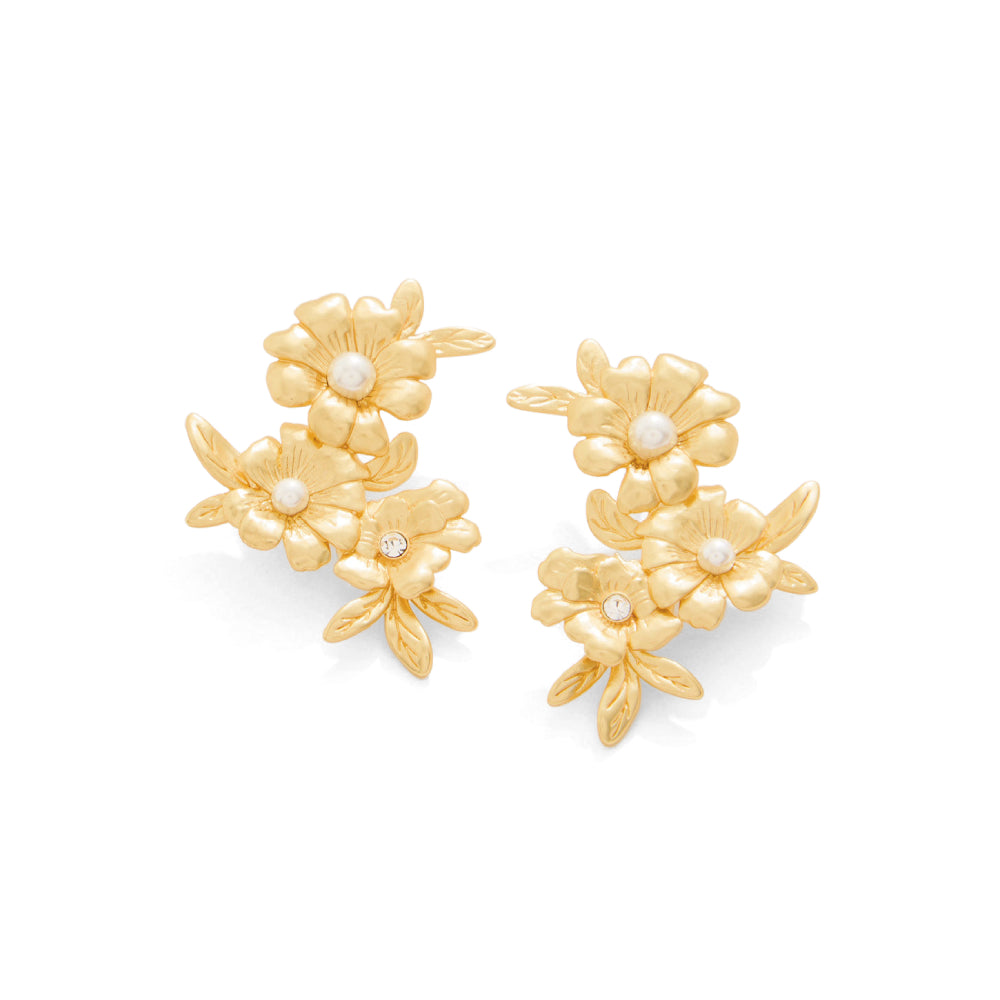 Spartina Posy Party Earrings - Crystal