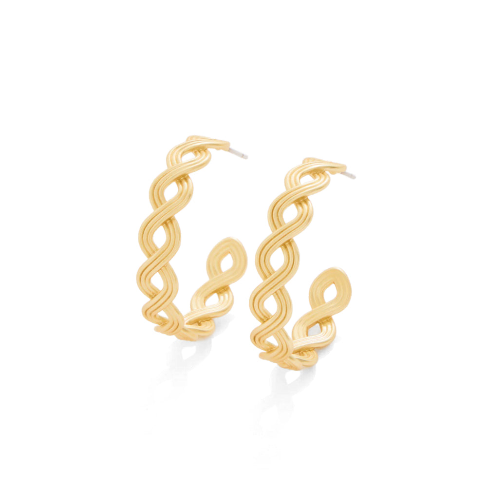 Spartina Gold Wilson Creek Hoop Earrings