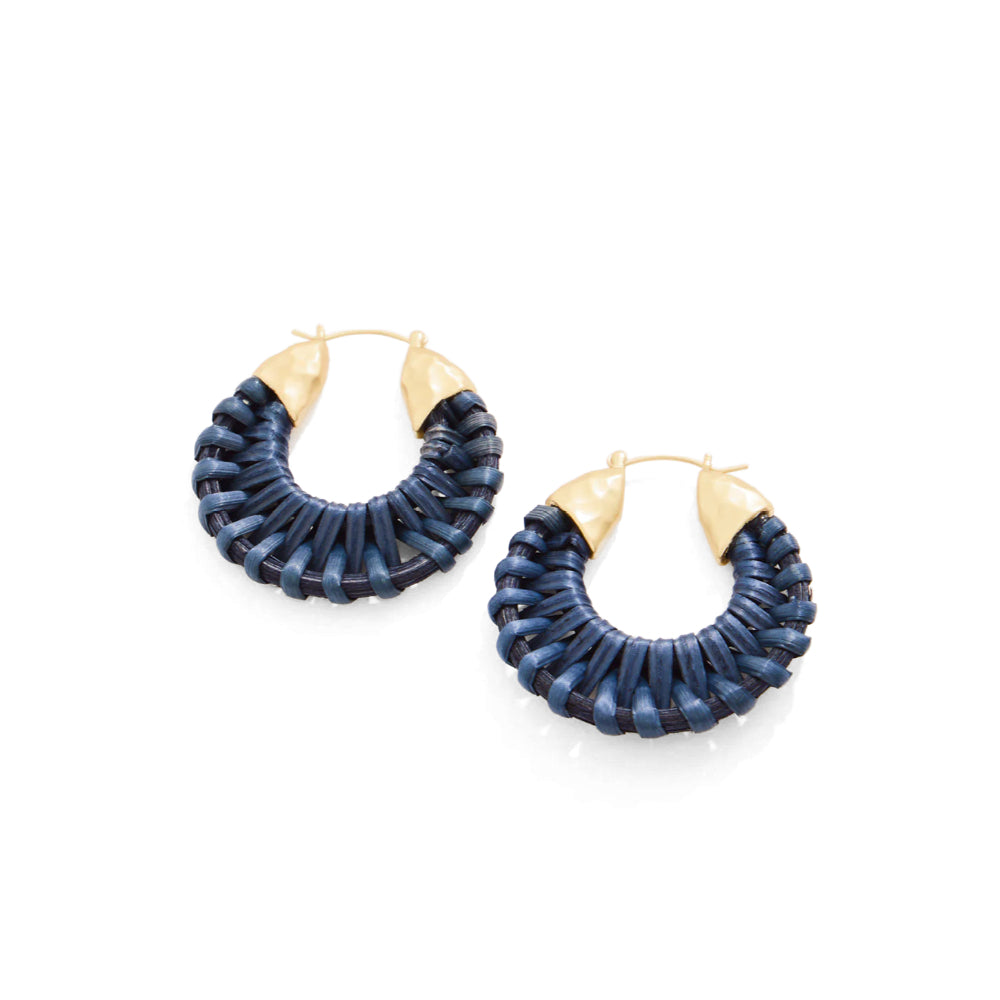 Spartina Wicker Hoop Earrings