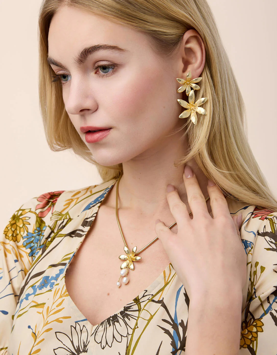 Spartina River Lily Earrings