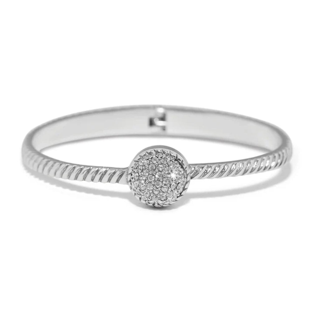 Silver bracelet with gemstones
