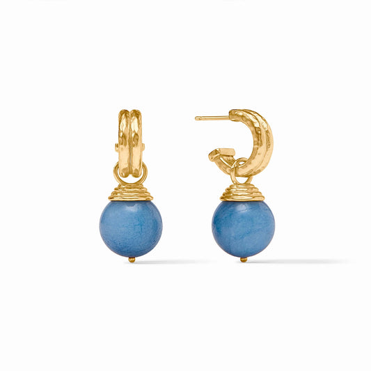 Julie Vos BonBon Hoop & Charm Earrings
