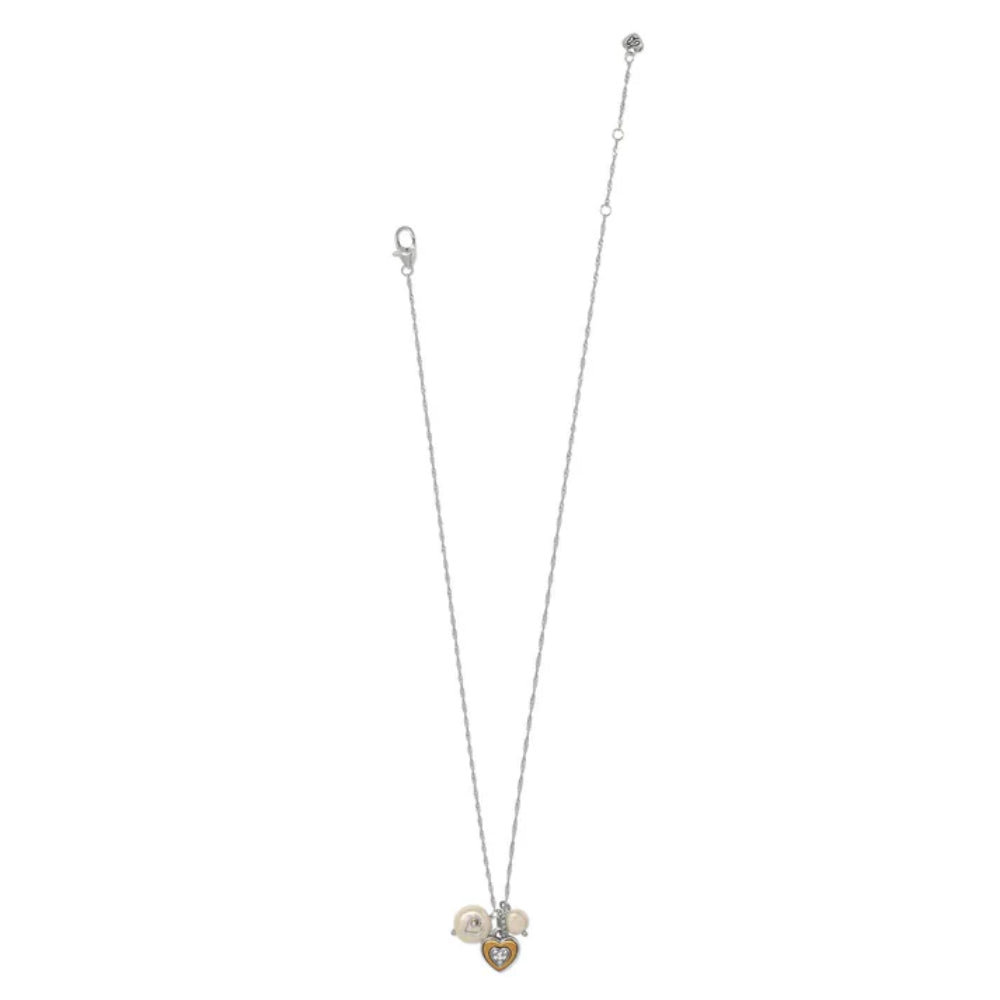 Brighton One Heart Pearl Short Necklace