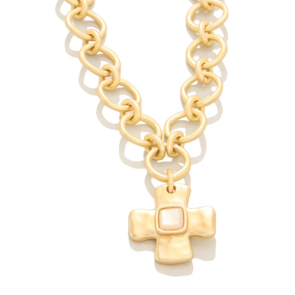Spartina 18" Affirmation Necklace - Mother-of-Pearl