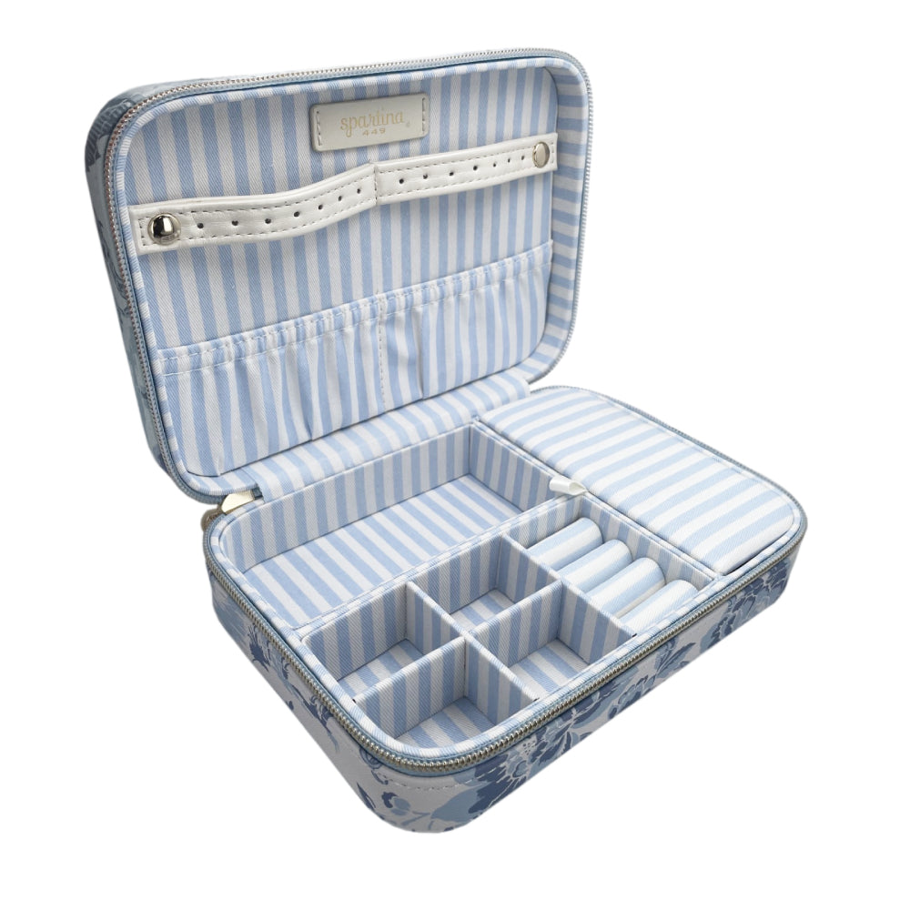 Spartina XL Jewelry Travel Case - Garden Toile