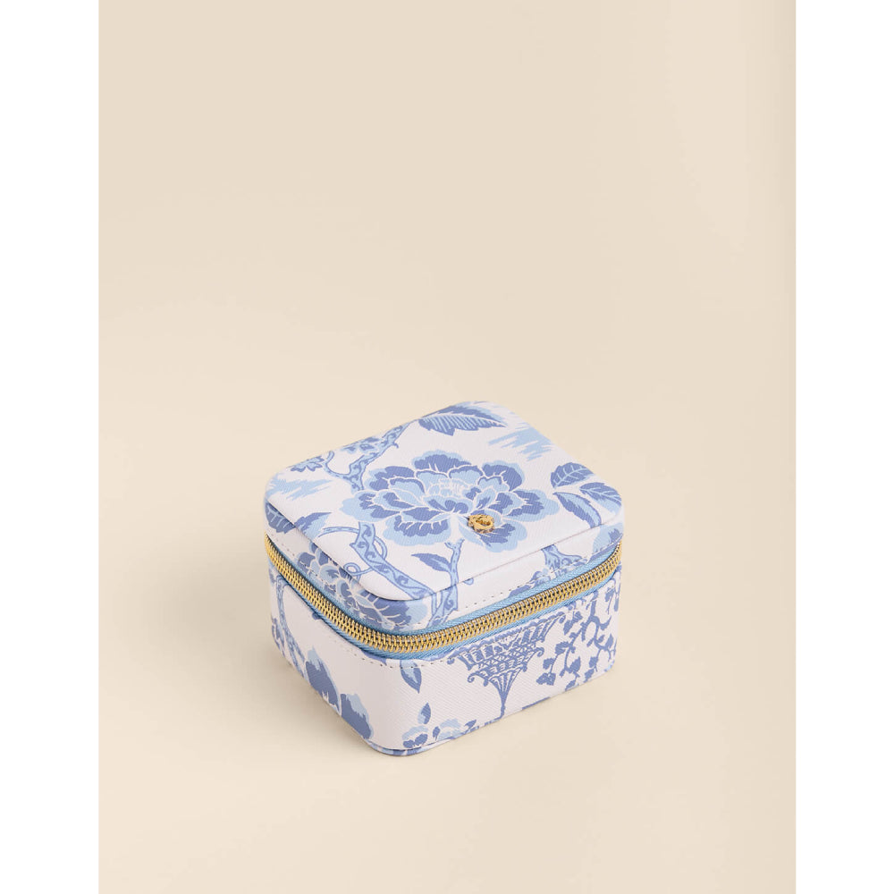Spartina Stow & Go Jewelry Travel Case - Garden Toile