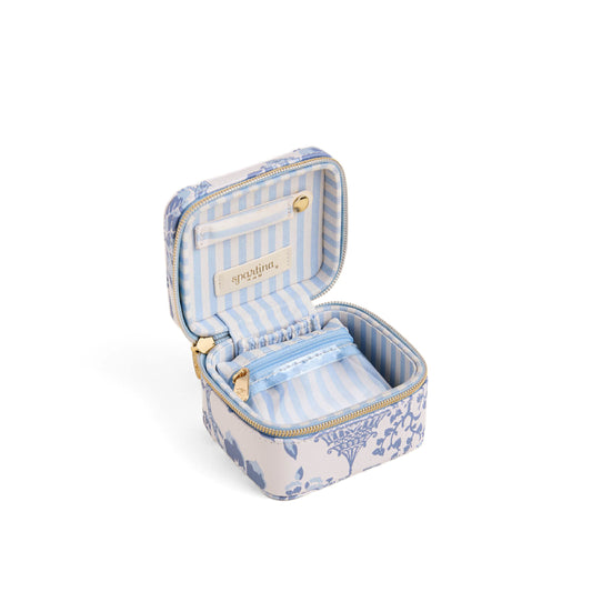 Spartina Stow & Go Jewelry Travel Case - Garden Toile