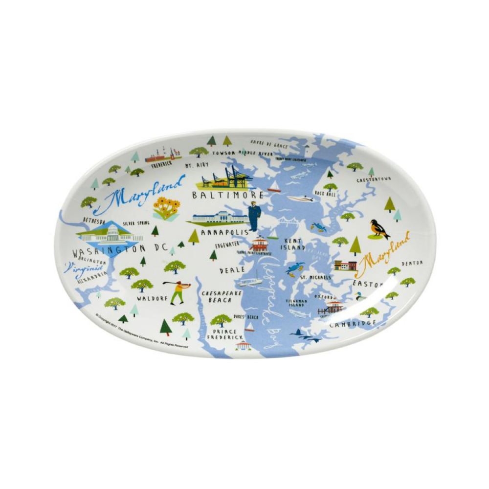 Galleyware Chesapeake Bay - 8.5" Tidbit Tray