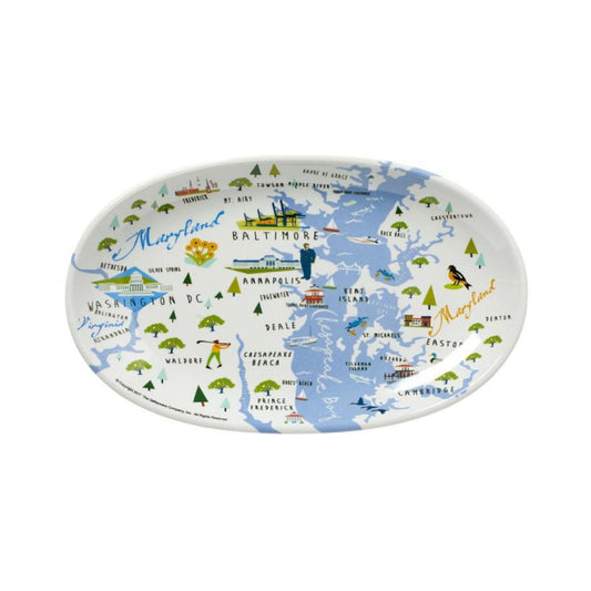 Galleyware Chesapeake Bay - 8.5" Tidbit Tray