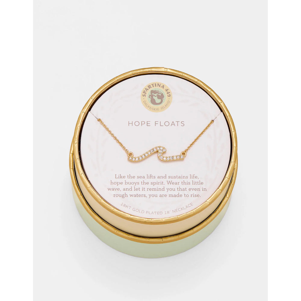 Spartina Sea La Vie 18" Necklace - Hope Floats/Wave