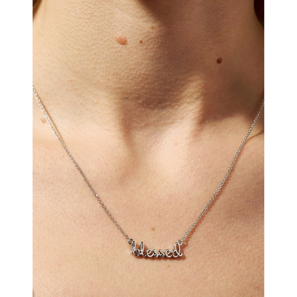 Spartina Sea La Vie 18" Necklace - Blessed/Script