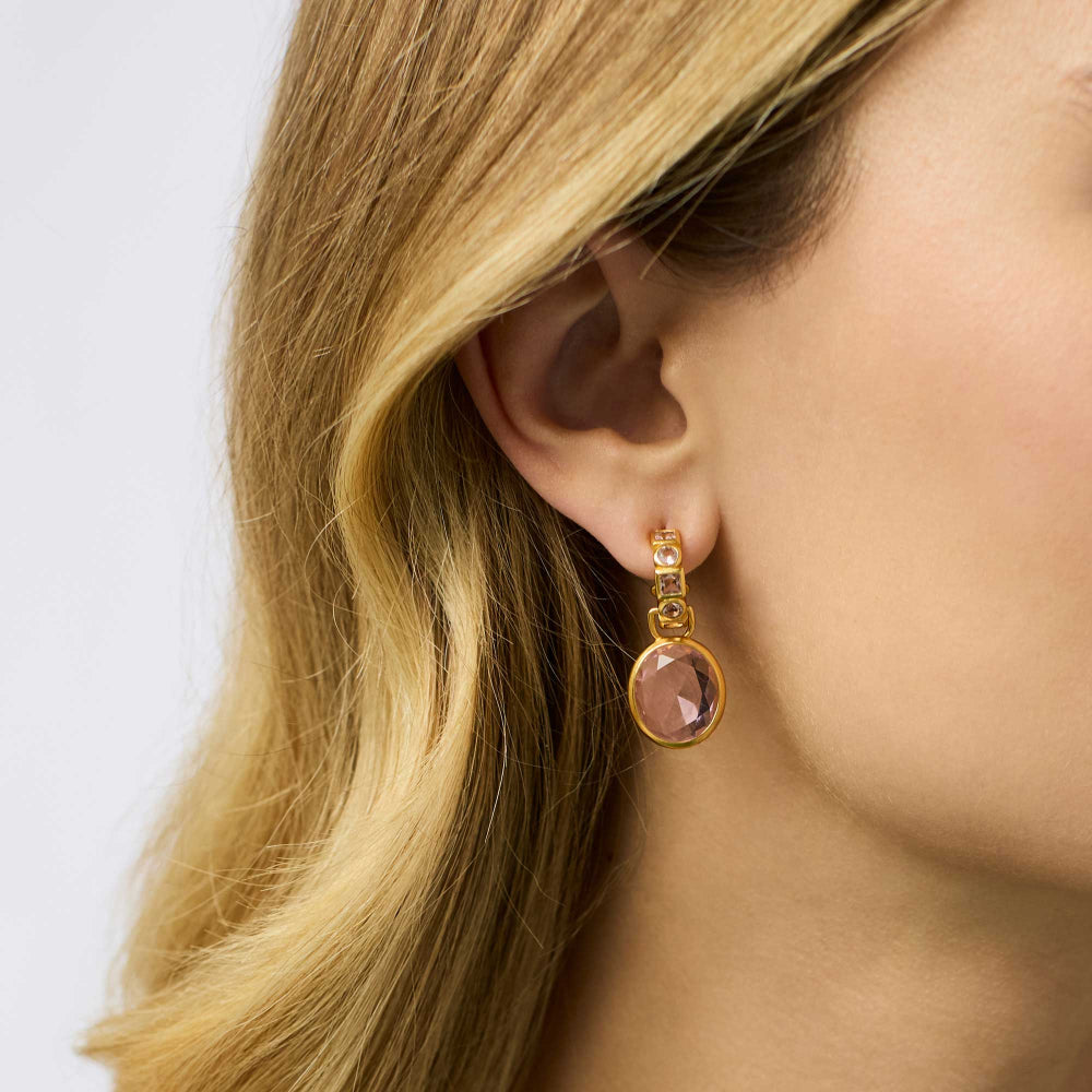 Julie Vos Jolie Hoop & Charm Earrings