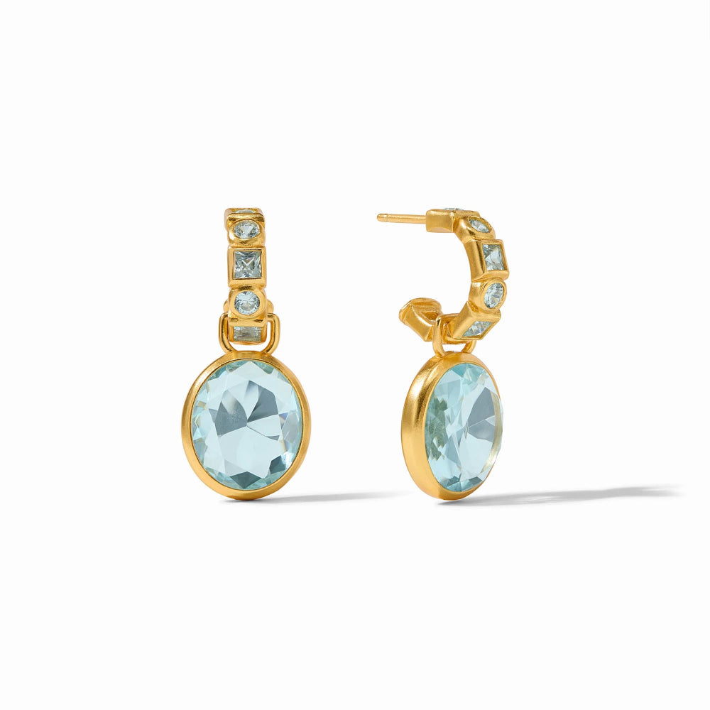 Julie Vos Jolie Hoop & Charm Earrings