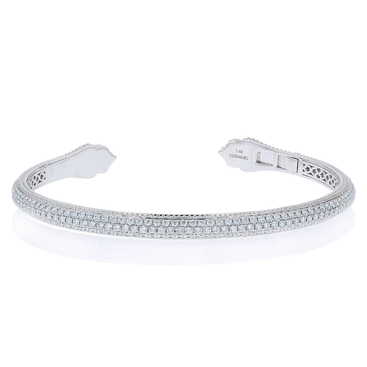 Verragio 14W Piazza Diamond Cuff Bracelet 196 RBC D2.10tw GVS