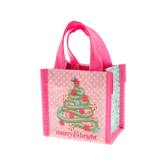 Karma Merry and Bright Holiday Recycled Tiny Gift Bag