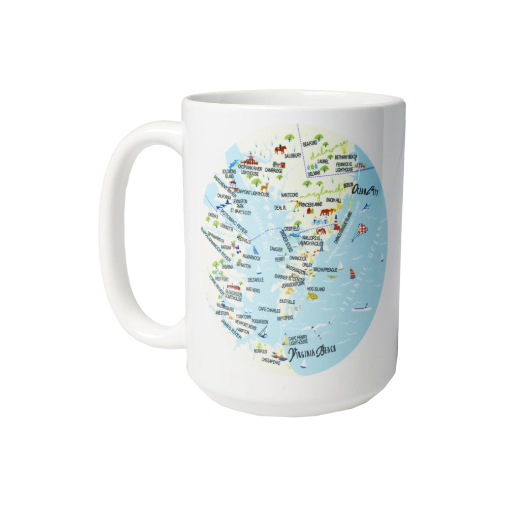 Galleyware Lower Chesapeake - 15-oz. Ceramic Mug