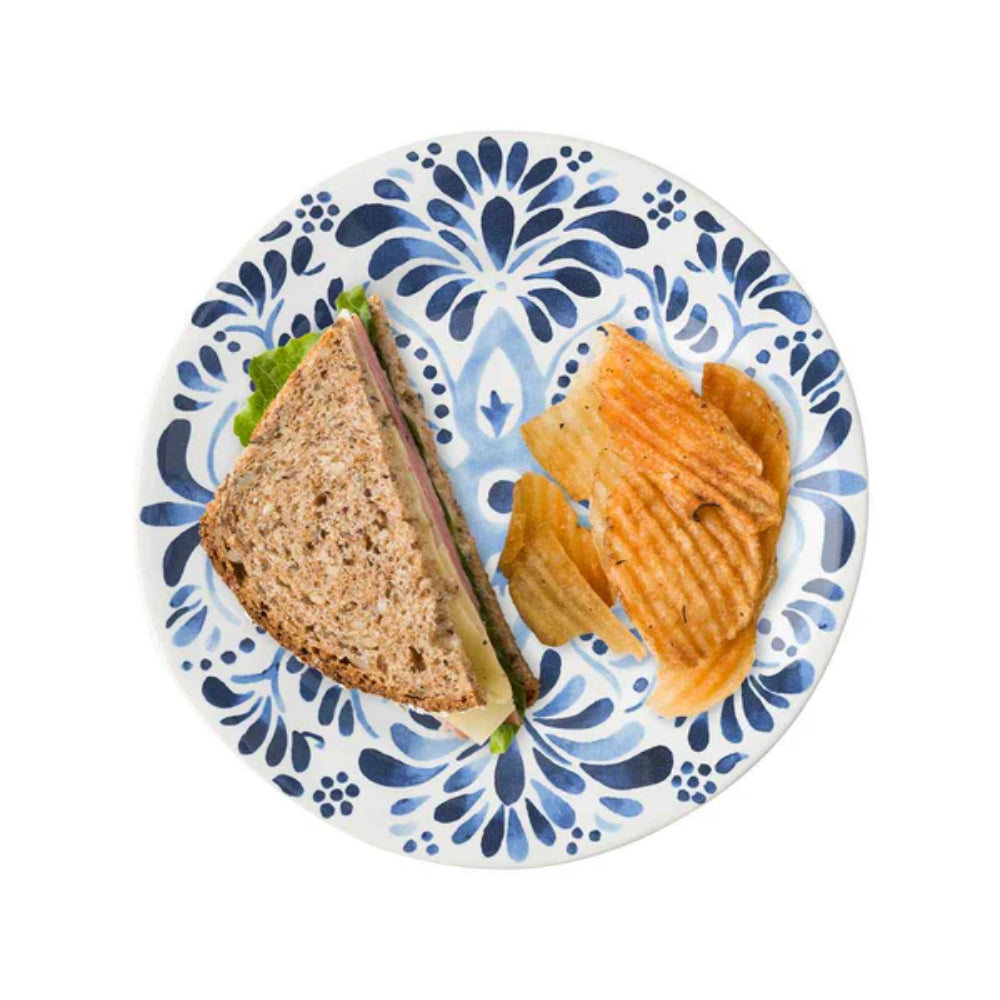 Juliska Iberian Dessert/Salad Plate - Indigo