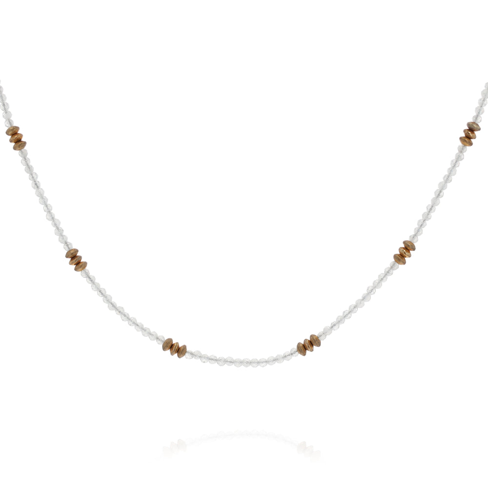 Joyla 18" - 19" Karma Rainbow Moonstone Necklace