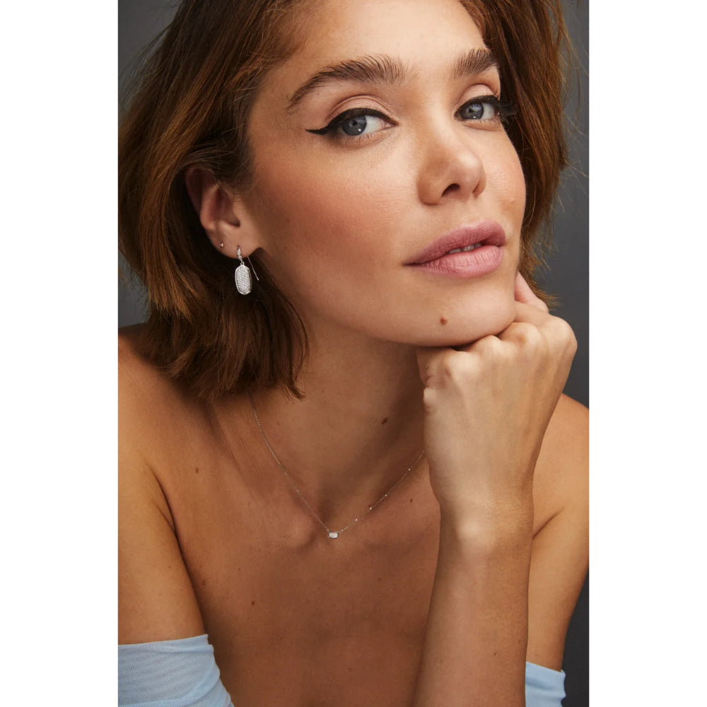 Kendra Scott Marisa 14k Gold Pendant Necklace in White Diamond