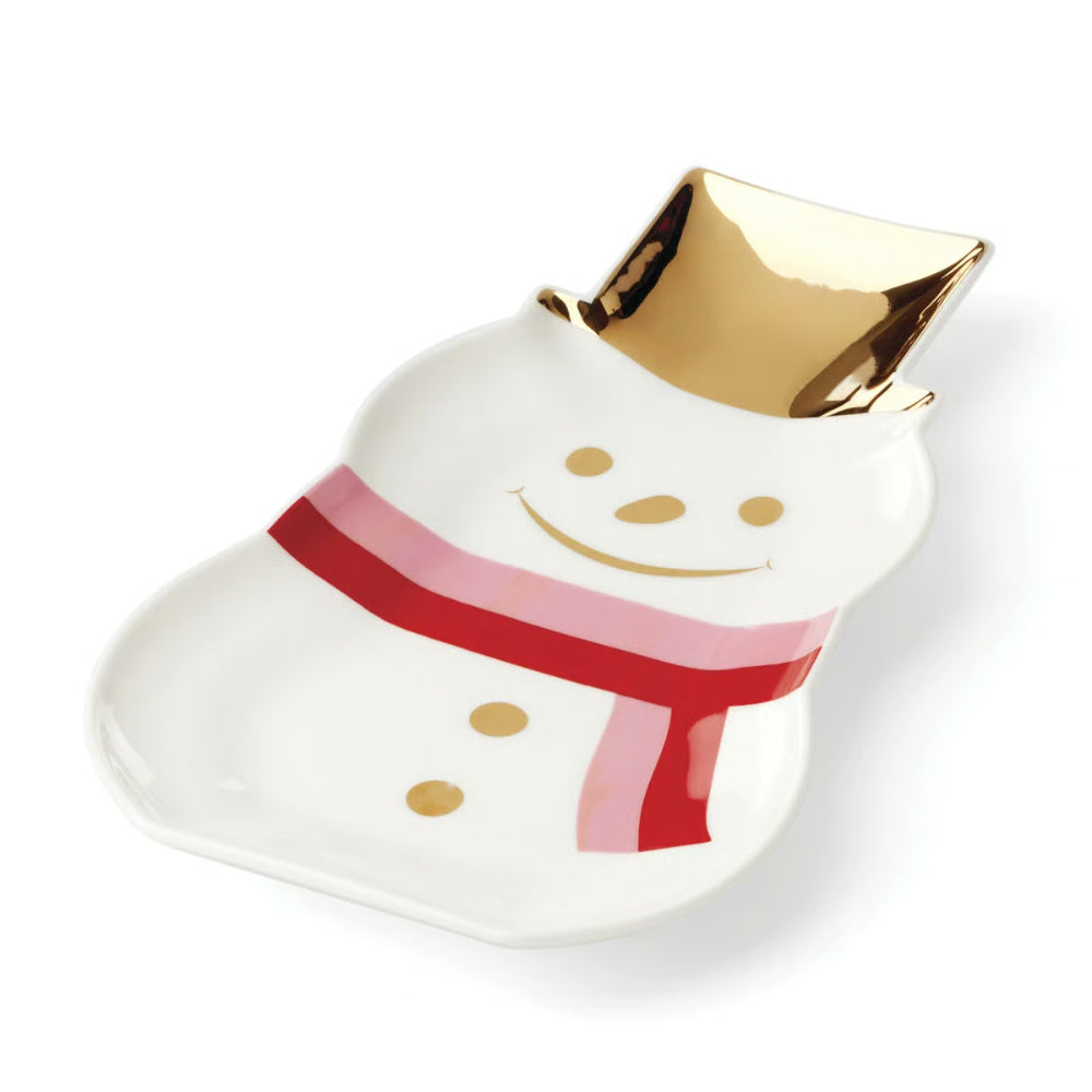 Kate Spade Be Jolly Snowman Candy Dish