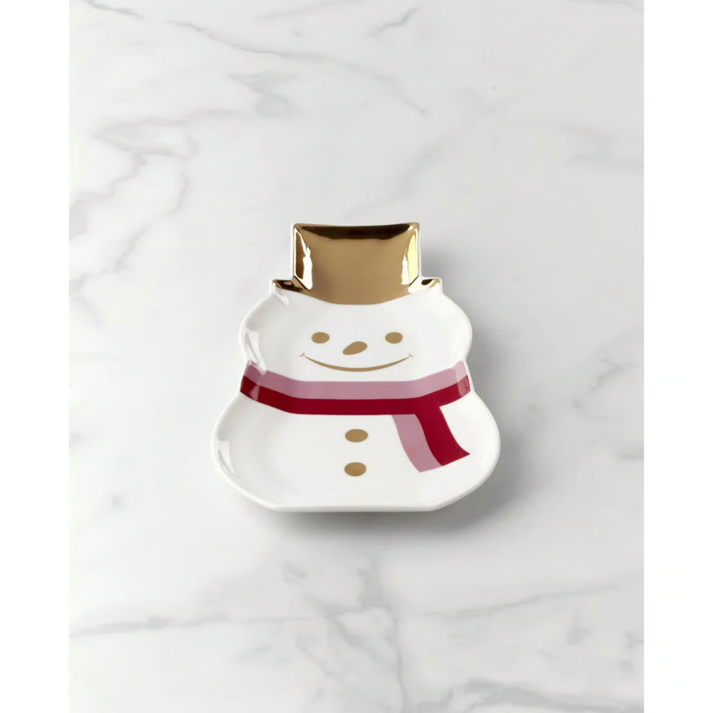 Kate Spade Be Jolly Snowman Candy Dish