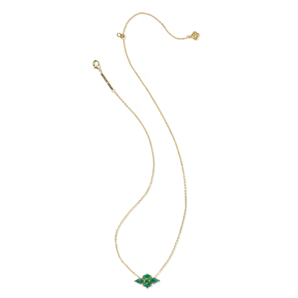 Kendra Scott Gold Abbie Crystal Short Pendant Necklace
