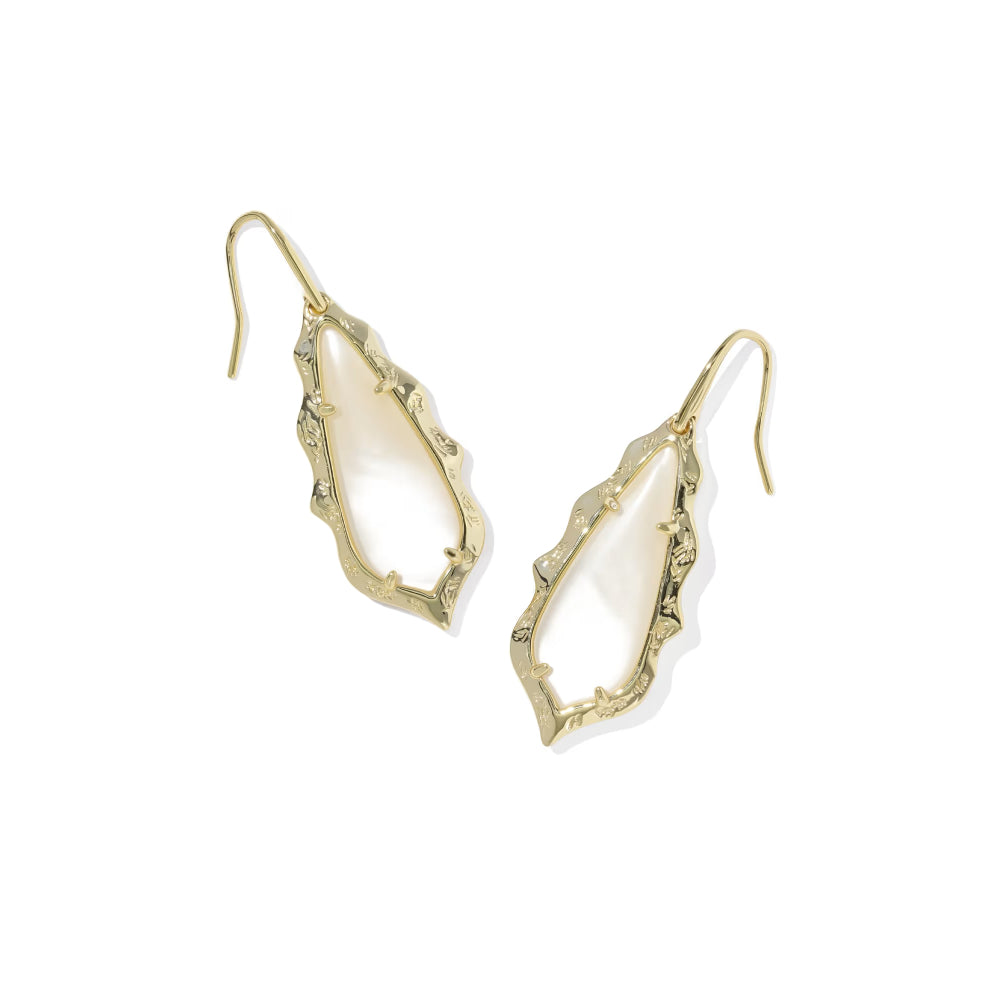 Kendra Scott Adriana Scallop Frame Drop Earrings