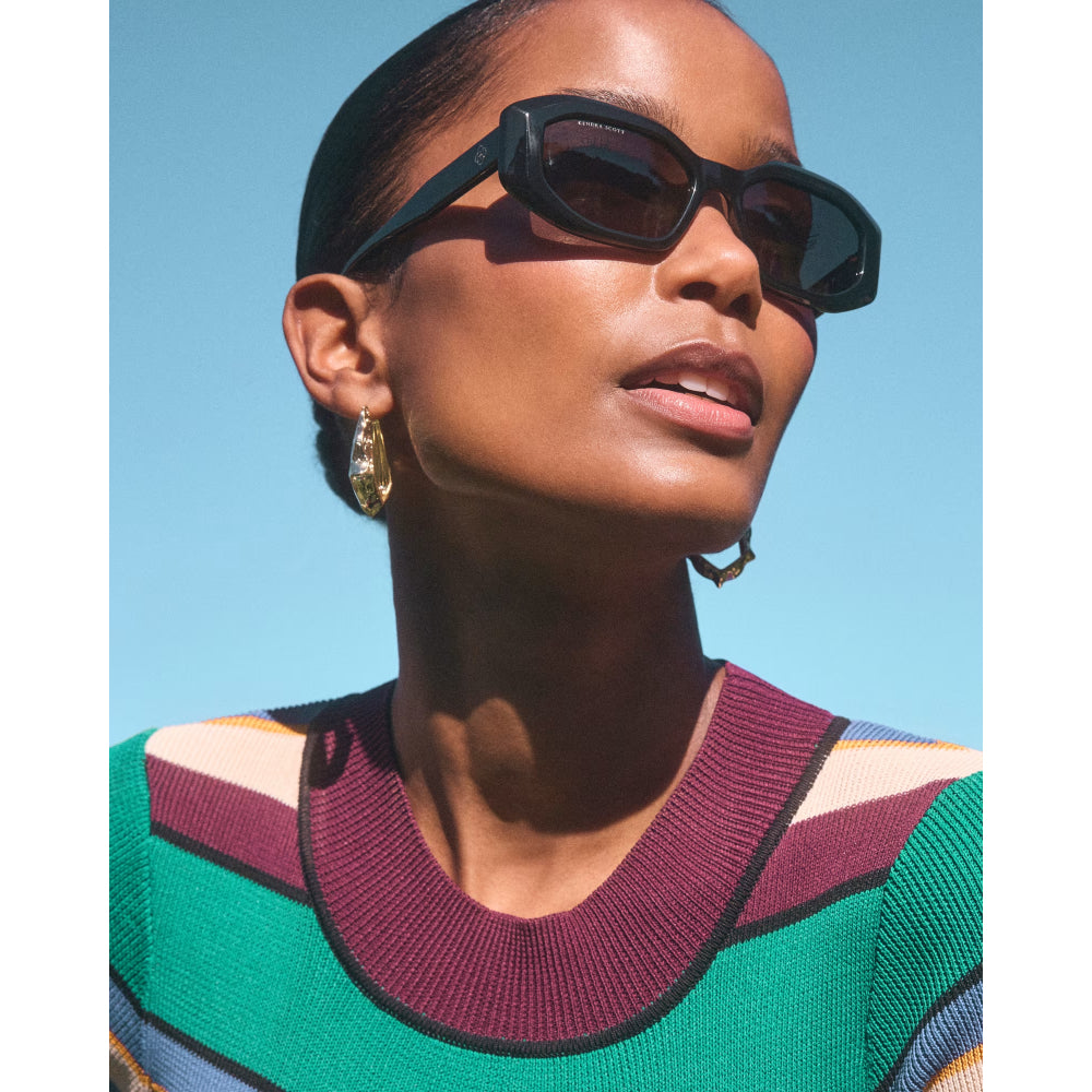 Kendra Scott Adriana Scallop Frame Hoop Earrings