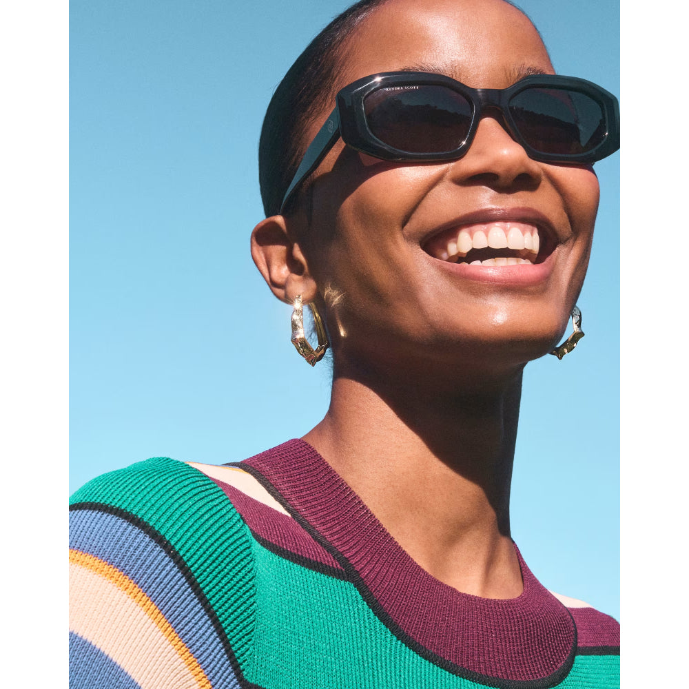 Kendra Scott Adriana Scallop Frame Hoop Earrings
