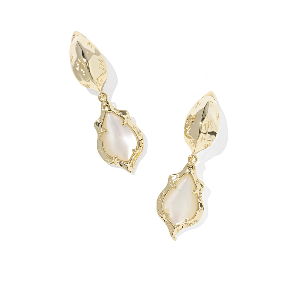 Kendra Scott Adriana Scallop Frame Huggie Earrings