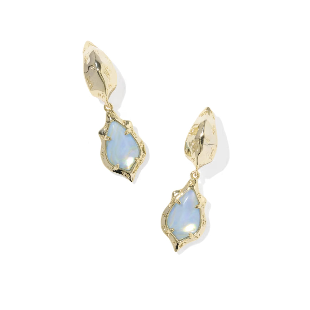 Kendra Scott Adriana Scallop Frame Huggie Earrings