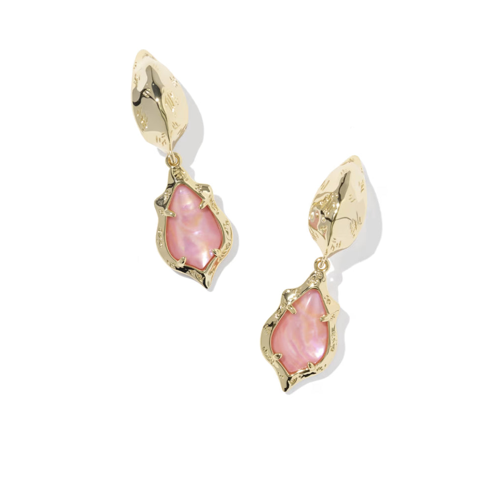 Kendra Scott Adriana Scallop Frame Huggie Earrings