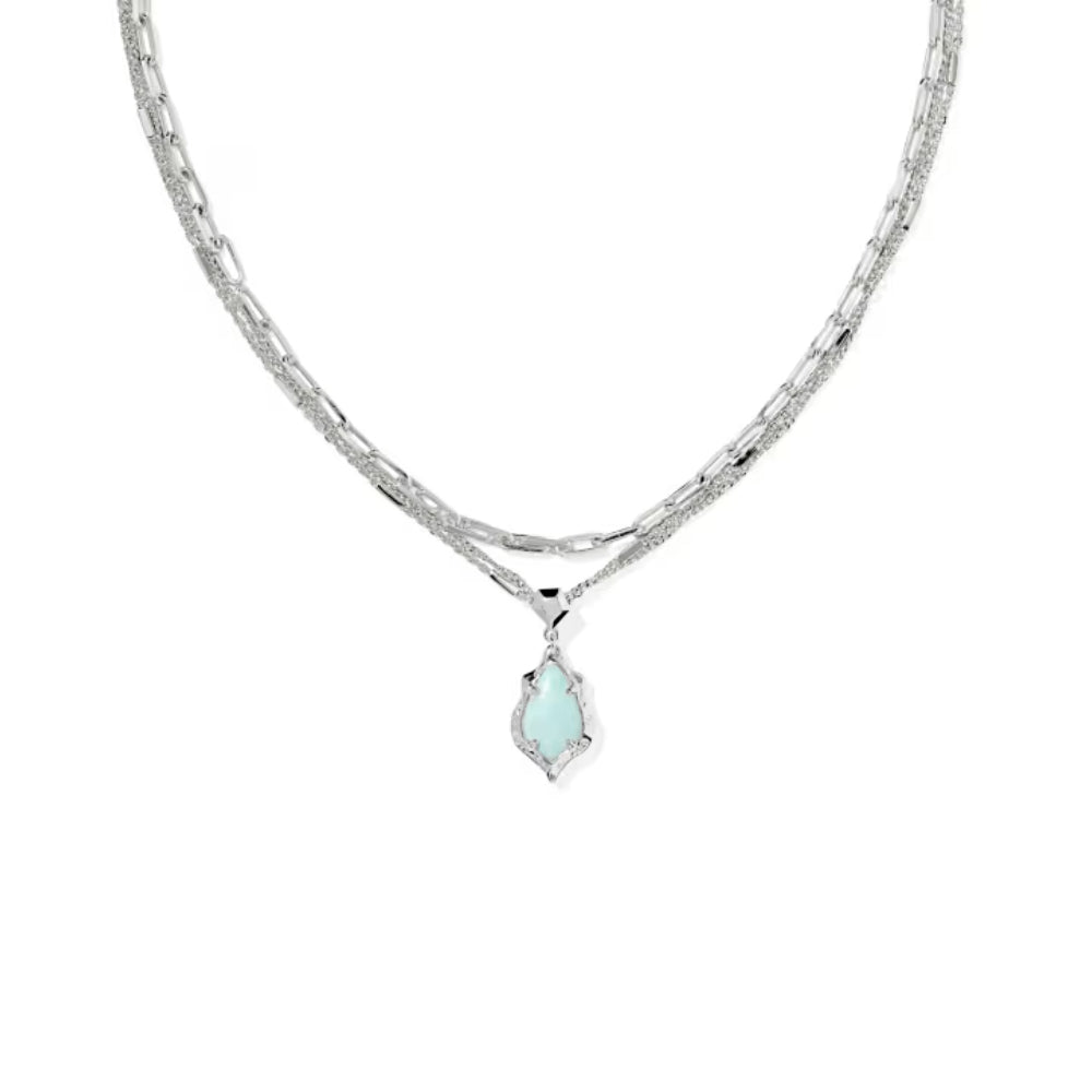 Kendra Scott Adriana Scallop Frame Multi Strand Necklace