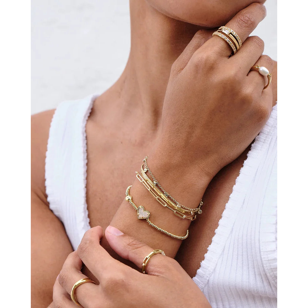 Kendra Scott Ari Heart Stretch Bracelet