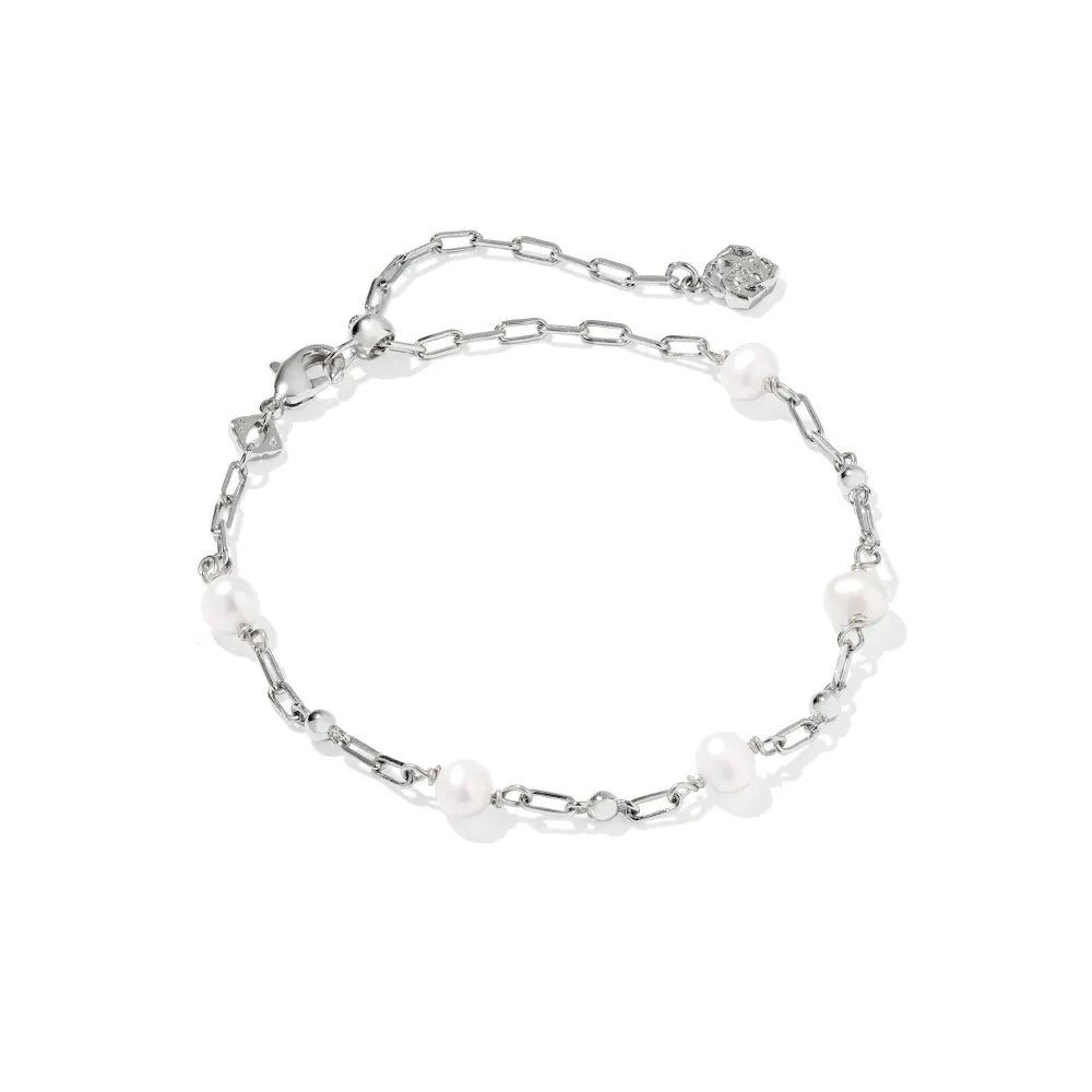 Kendra Scott Ashton Delicate Chain Pearl Bracelet