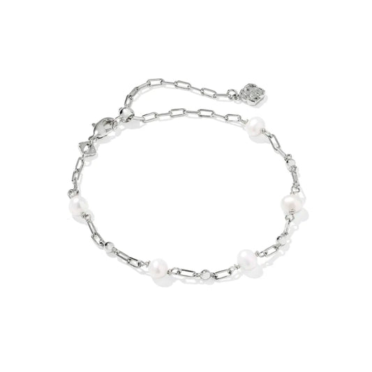 Kendra Scott Ashton Delicate Chain Pearl Bracelet