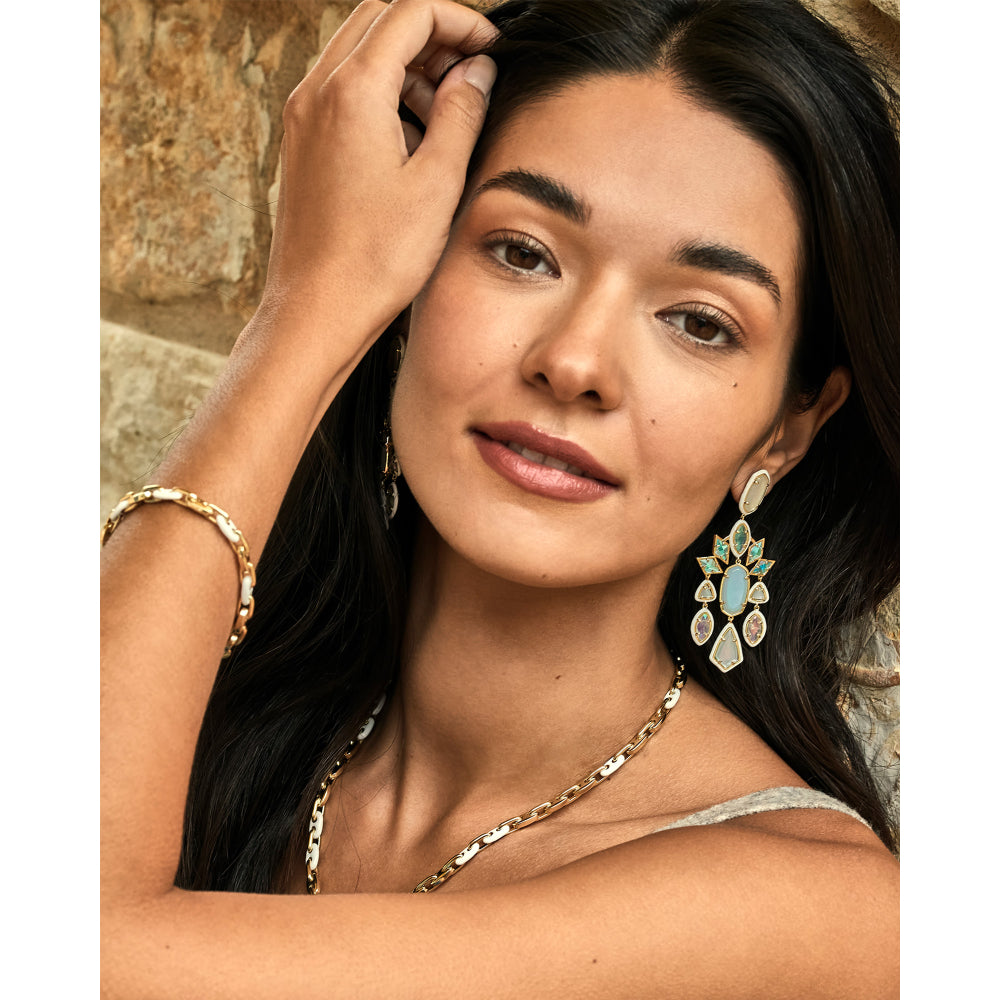 Kendra Scott Greta Gold Statement Earrings Smyth Jewelers