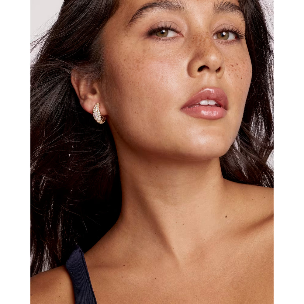 Kendra Scott Gold Bella Hoop Earrings