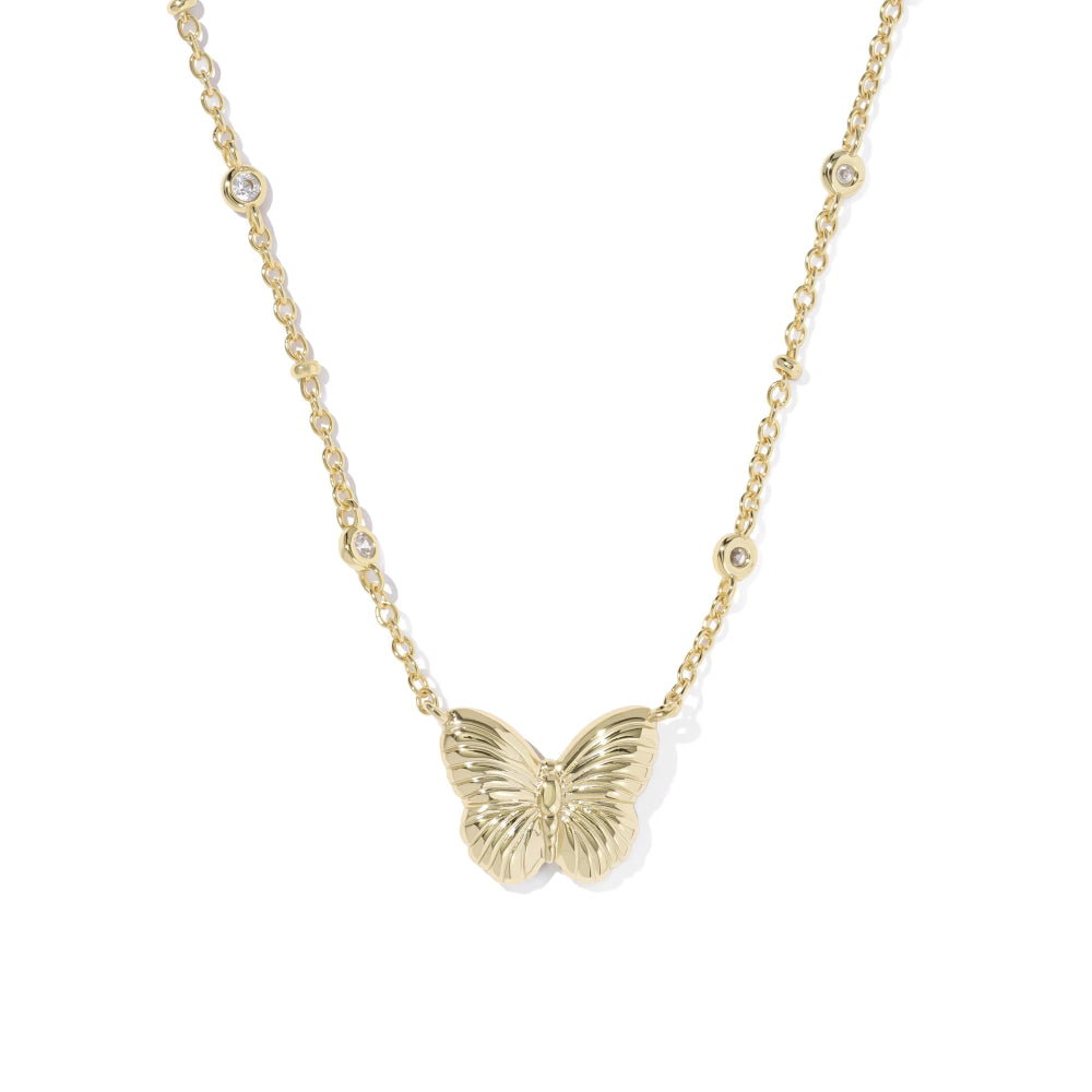 Kendra Scott Cailey Butterfly Short Pendant Necklace