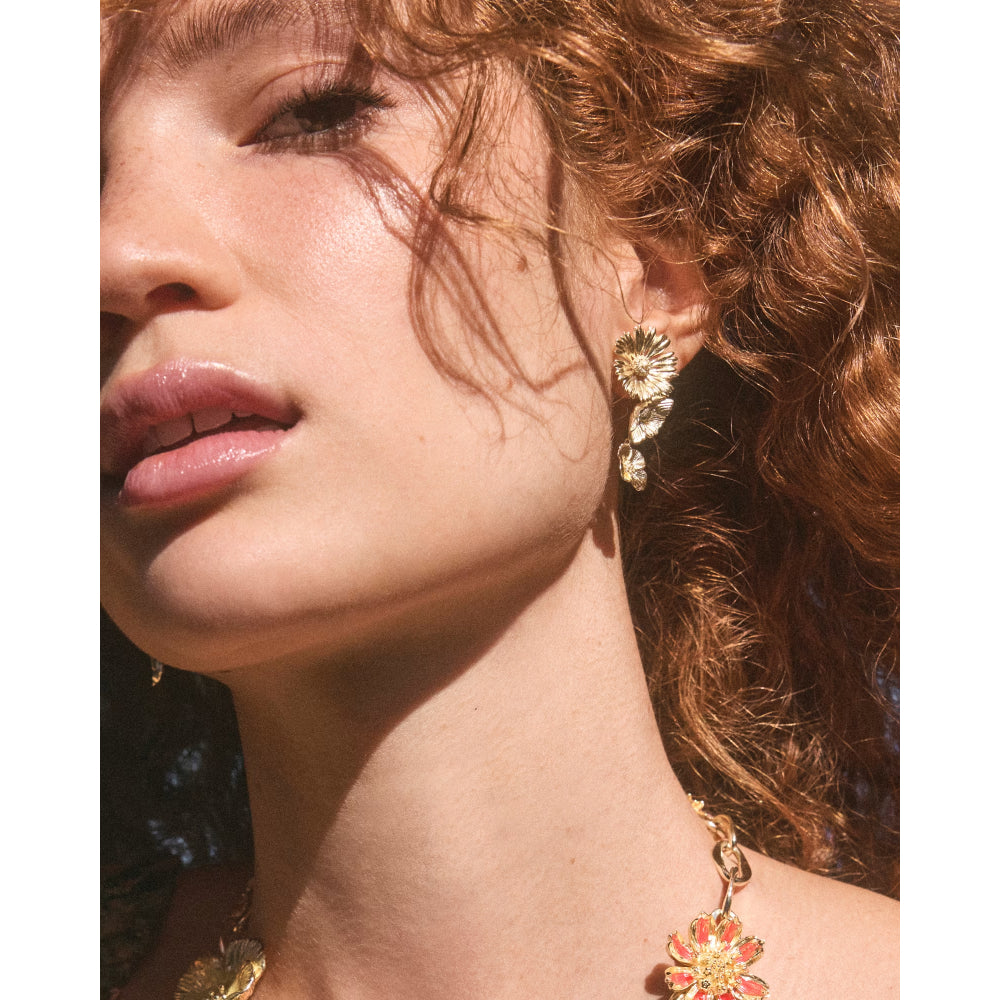 Kendra Scott Cailey Flower Statement Earrings
