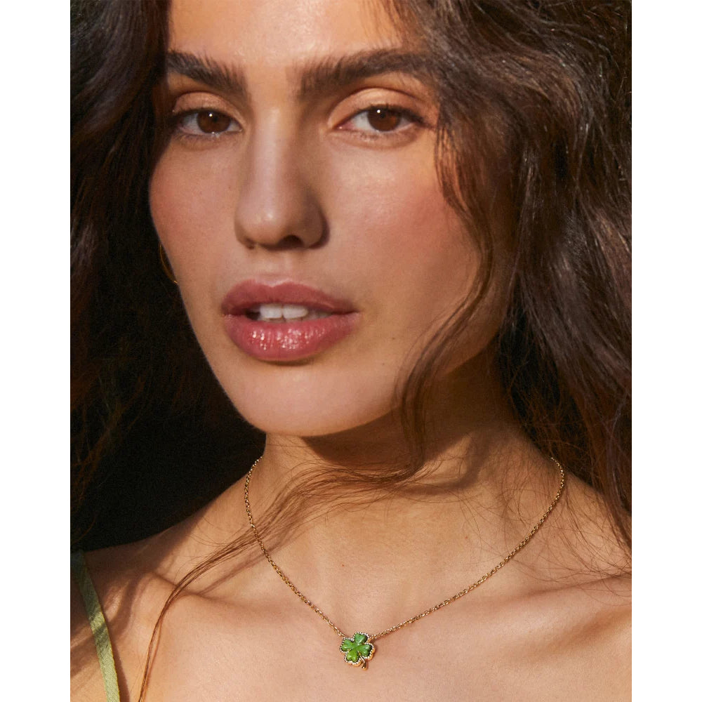 Kendra Scott Clover Short Pendant Necklace