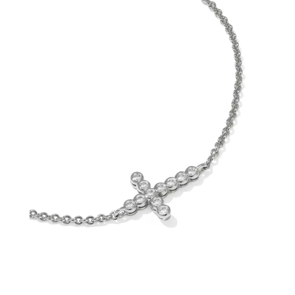 Kendra Scott Cross Crystal Delicate Chain Bracelet